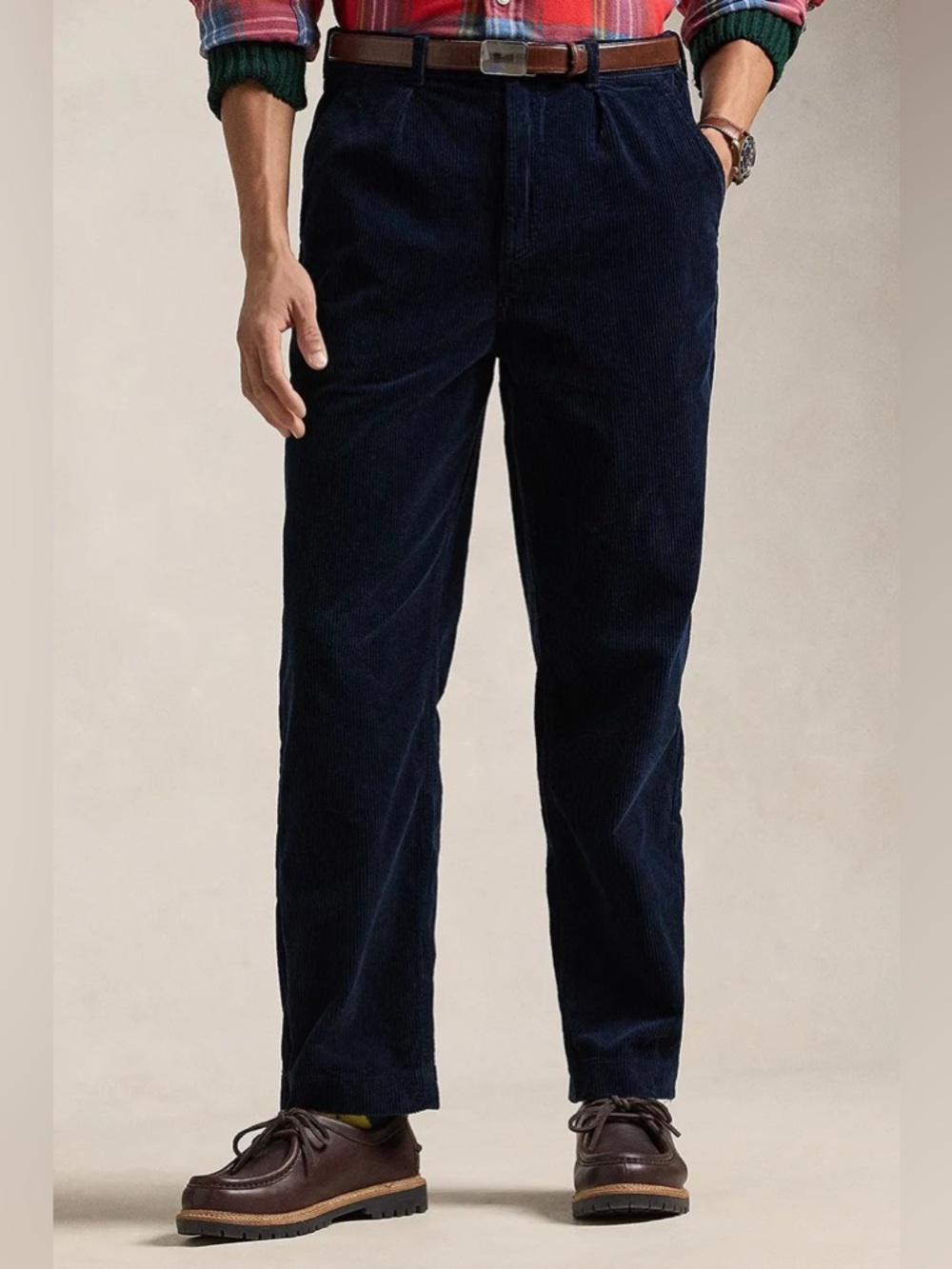 Polo Ralph Lauren Classic Fit Navy Corduroy Pants Size 38